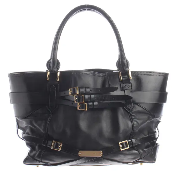 Handbag, in Black, Leather, Burberry