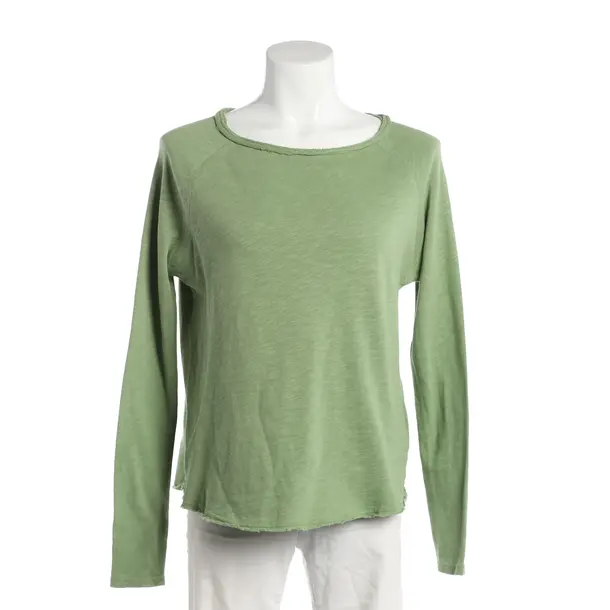 Longsleeve, in Grün, Baumwolle, American Vintage