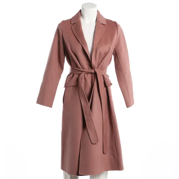 Übergangsmantel, in Rosa, Wolle, Max Mara