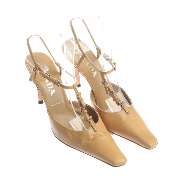 Slingbacks, in Light Brown, Prada