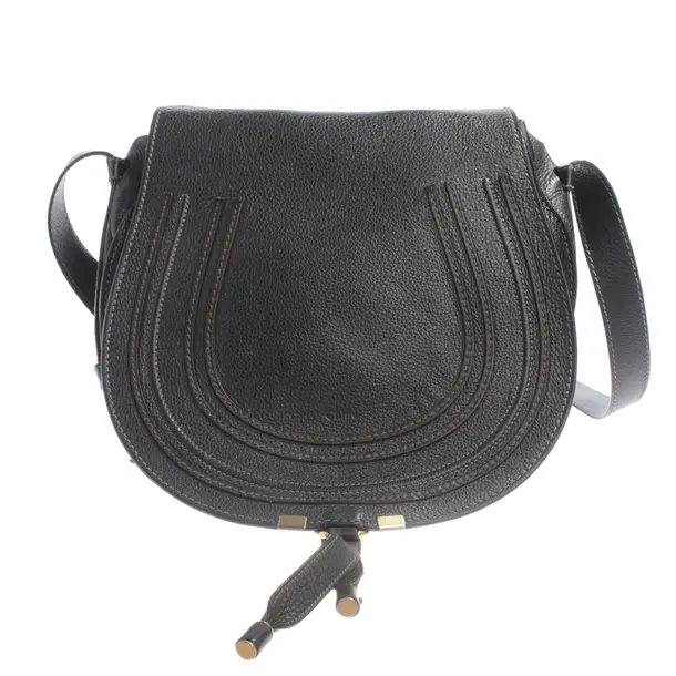 Schultertasche, in Schwarz, Leder, Chloé