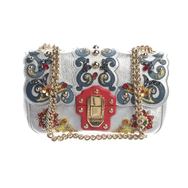 Schultertasche, in Mehrfarbig, Leder, Dolce & Gabbana