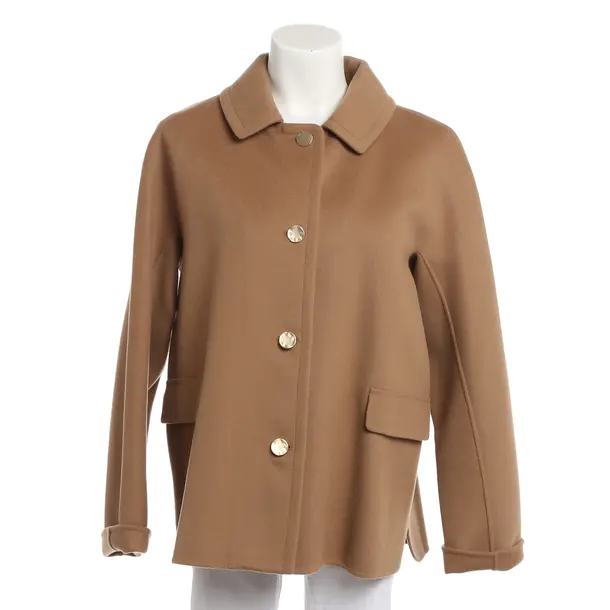 Übergangsjacke, in Hellbraun, Wolle, Max Mara