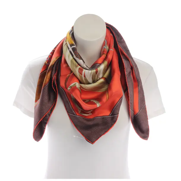 Shawl, in Multicolored, Silk, Hermès