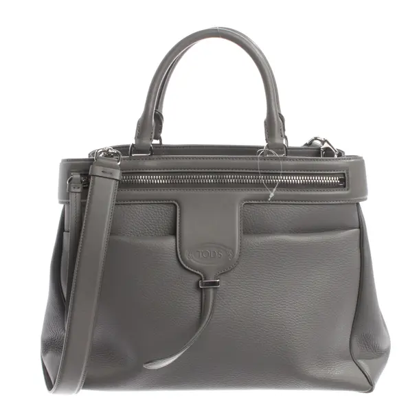 Handbag, in Gray, Leather, Tod´s