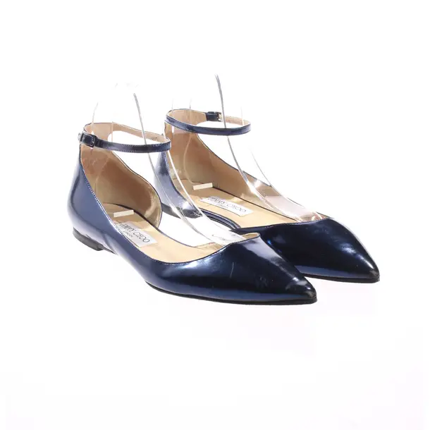 Ballet Flats, in Navy, Jimmy Choo