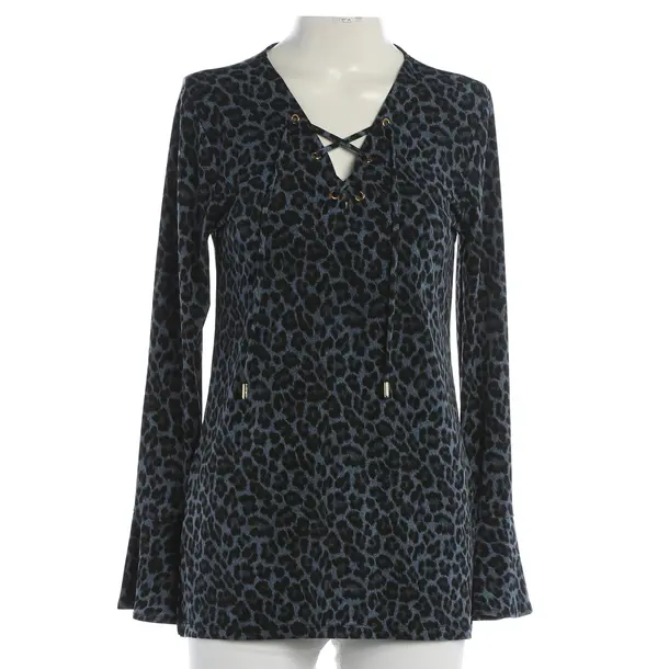 Long Sleeve Shirt, in Blue, Polyester, Michael Kors