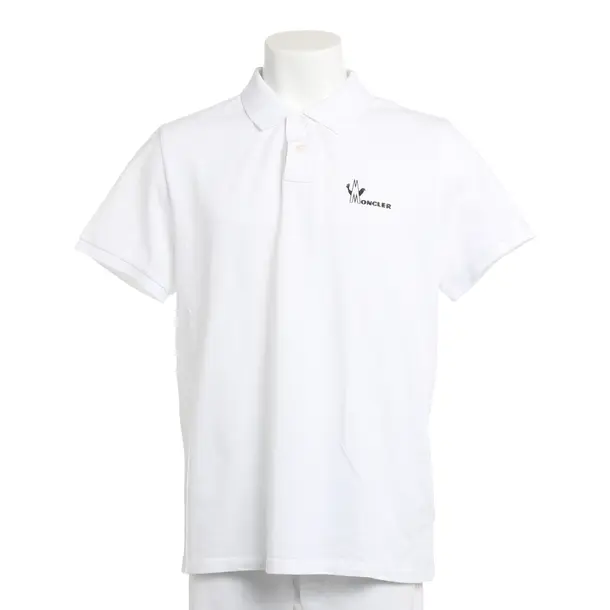 Polo Shirt, in White, Cotton, Moncler