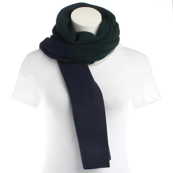 Scarf, in Navy, Wool, Lacoste