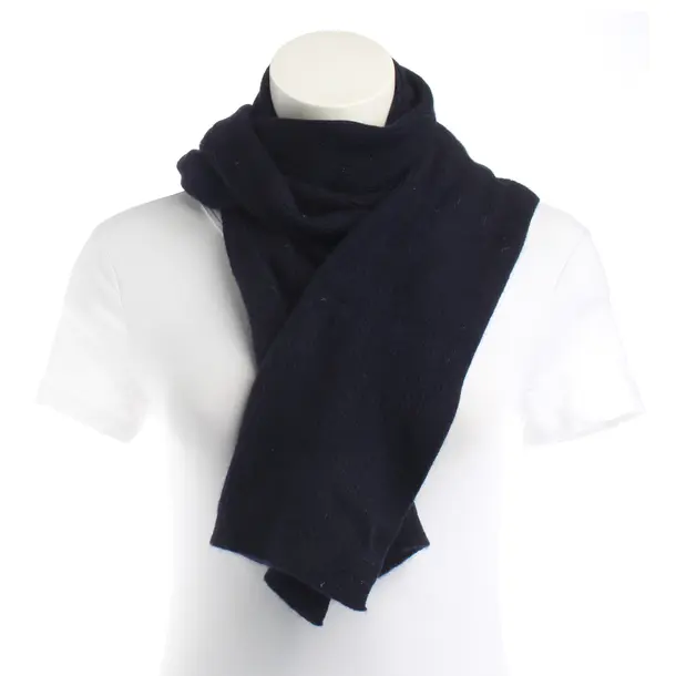Schal, in Navy, Kaschmir, Strenesse