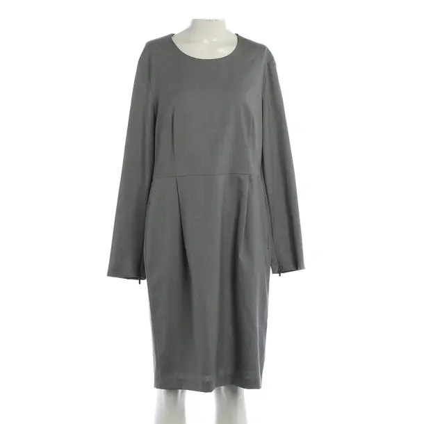 Kleid, in Grau, Wolle, Strenesse