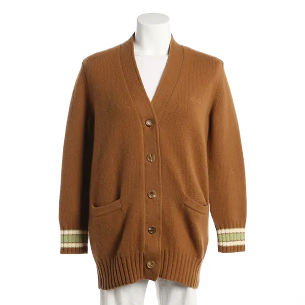 Strickjacke, in Braun, Wolle, Bally