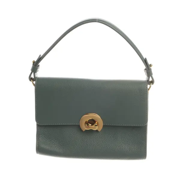 Schultertasche, in Hellblau, Leder, Coccinelle