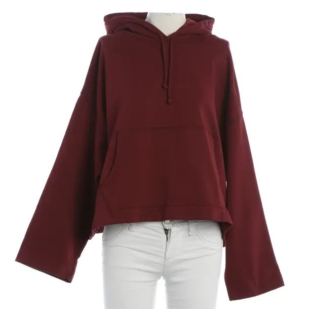 Felpa con cappuccio, in Bordeaux, Cotone, Studi Acne