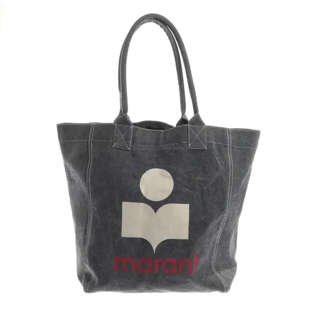 Schultertasche, in Hellblau, Baumwolle, Isabel Marant