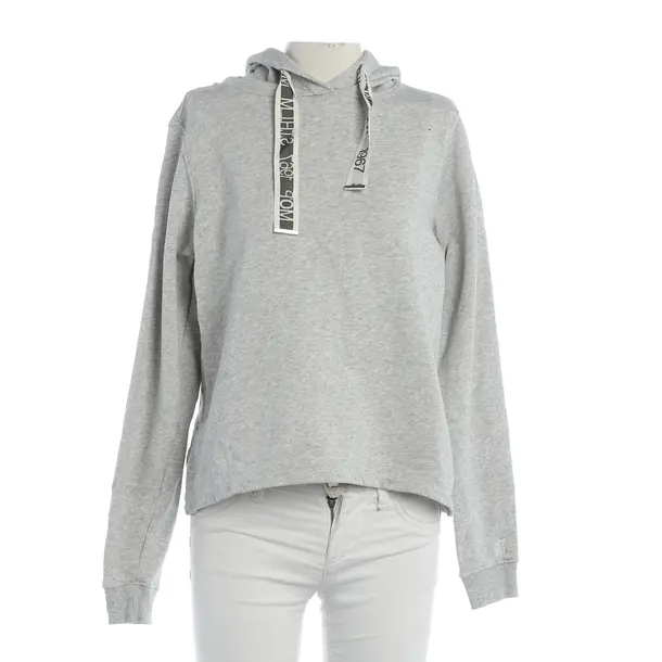 Hoodie, in Light Gray, Cotton, Marc O'Polo