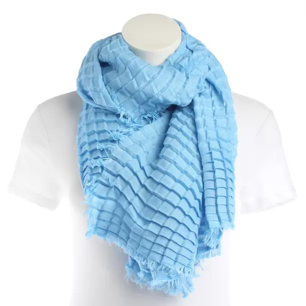 Sciarpa, in Blu, Poliestere, Marc Cain