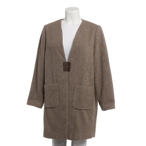 Übergangsmantel, in Braun, Wolle, Fabiana Filippi