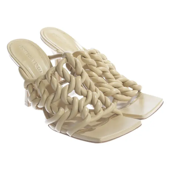 Sandaletten, in Hellbraun, Bottega Veneta