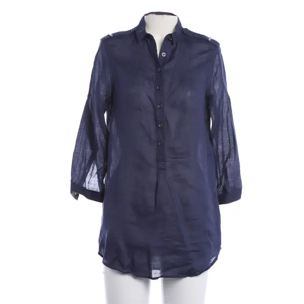Blouse, in Navy, Cotton, Burberry Brit