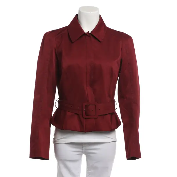 Mid-Season Jacket, in Bordeaux, Polyester, Paule Ka