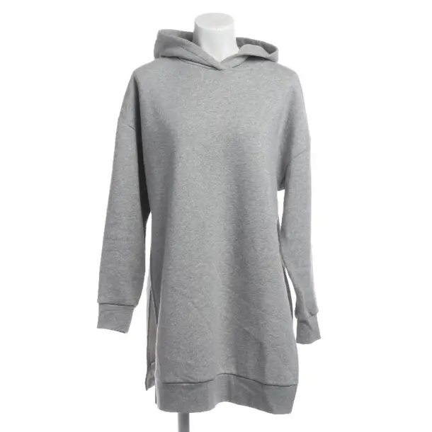 Dress, in Light Gray, Cotton, Closed