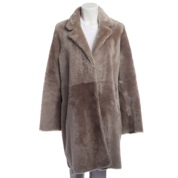 Cappotto di pelliccia, in Marrone chiaro, Pelliccia, Sly 010