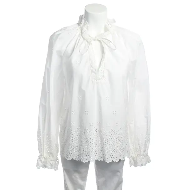 Blouse in White, Cotton, Ulla Johnson