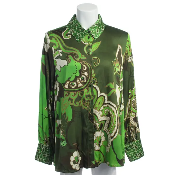 Blouse in Green, Viscose, Sem Per Lei.