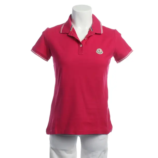 Polo Shirt in Red, Cotton, Moncler