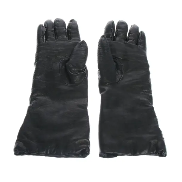 Lederhandschuhe in Schwarz, Leder, Valentino