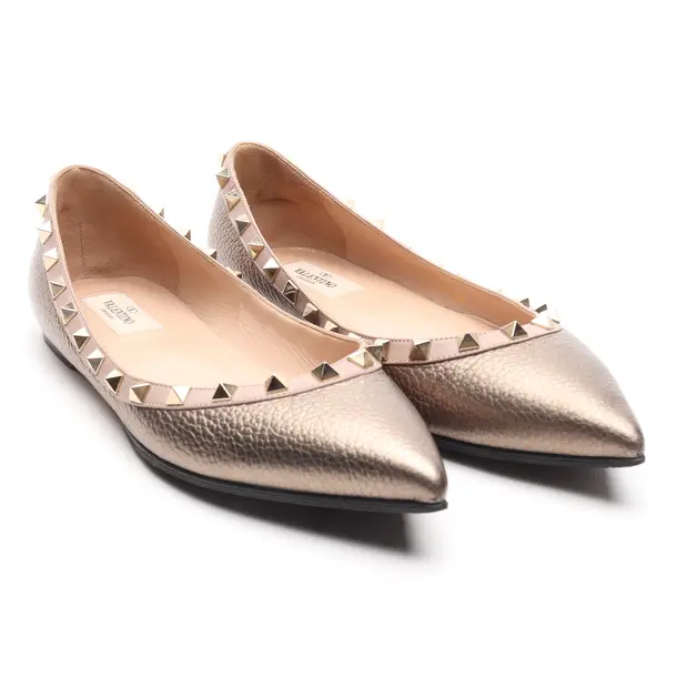 Ballerinas in Metallic, , Valentino