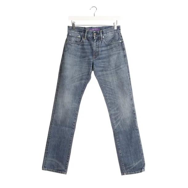 Jeans Straight Fit in Blau, Baumwolle, Ralph Lauren Purple Label
