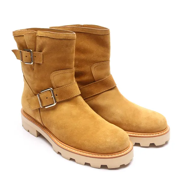 Boots in Braun, , Jimmy Choo