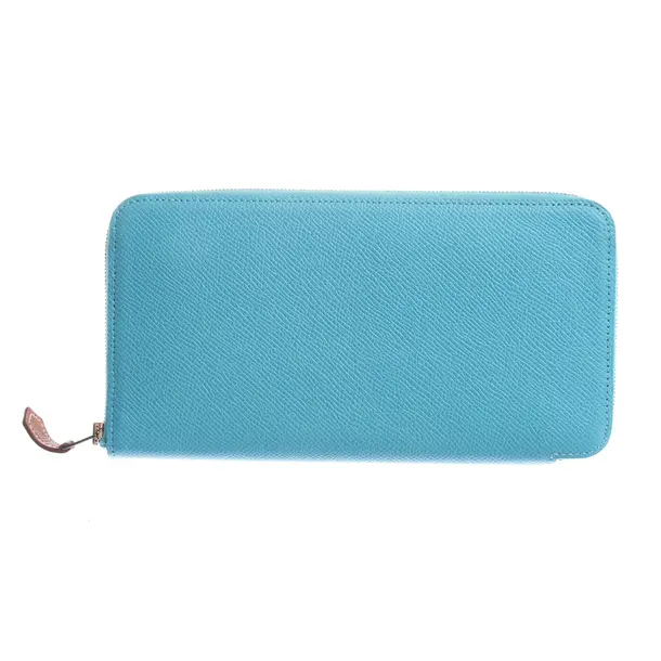 Wallet in Blue, Leather, Hermès