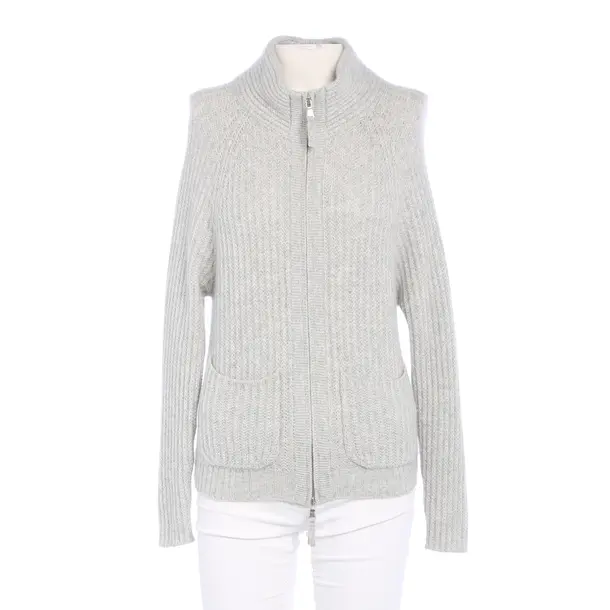 Strickjacke in Grau, Kaschmir, Allude