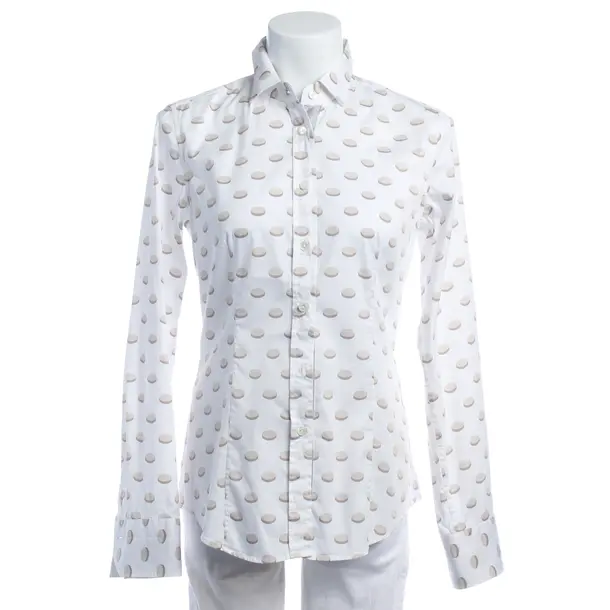 Blouse in White, Cotton, Caliban