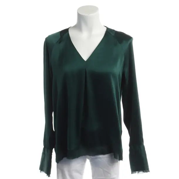 Blouse in Green, Silk, Her Shirt