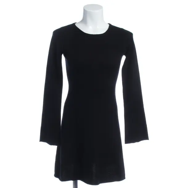 Kleid in Schwarz, Wolle, Allude