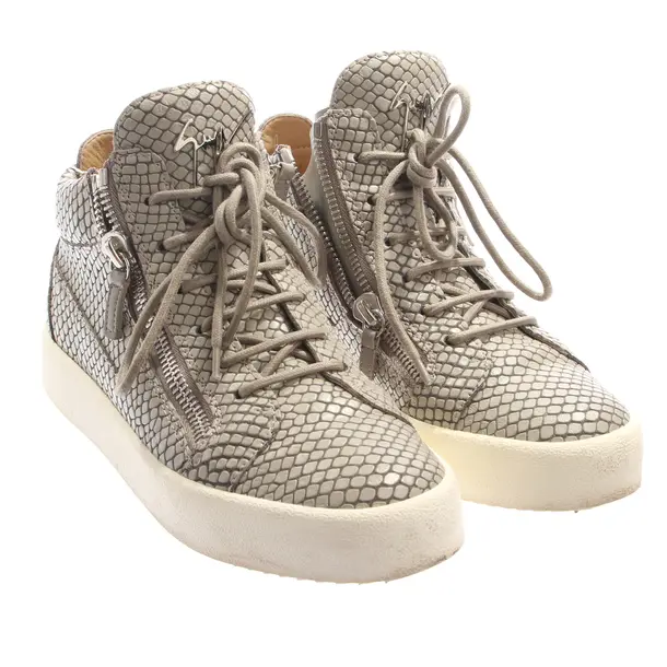 High-Top Sneaker in Grau, , Giuseppe Zanotti