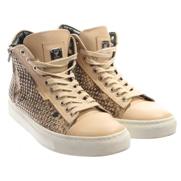 High-Top Sneakers in White, , MCM