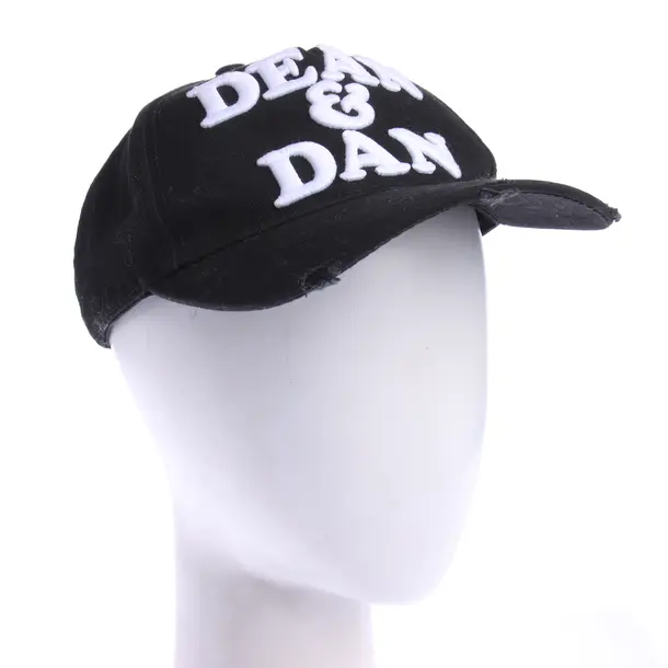 Cap in Black, Cotton, Dsquared