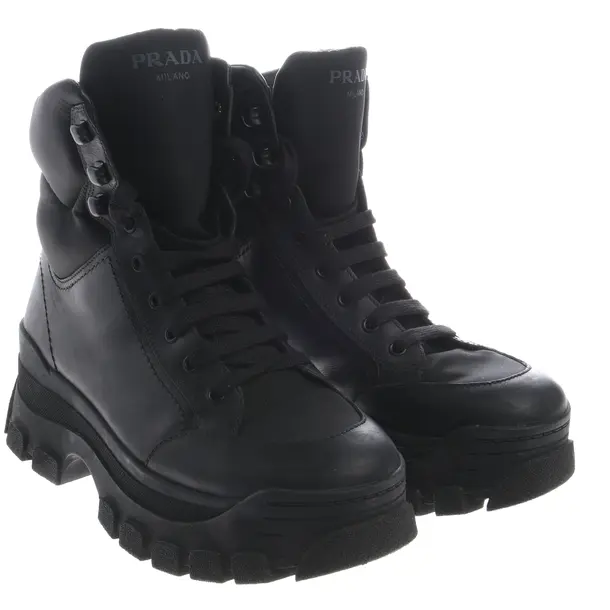 Boots in Schwarz, , Prada