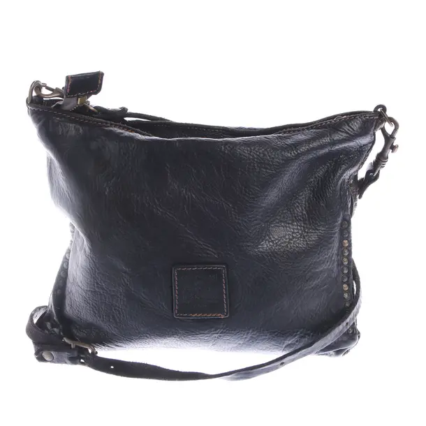 Shoulder Bag in Black, Leather, Campomaggi