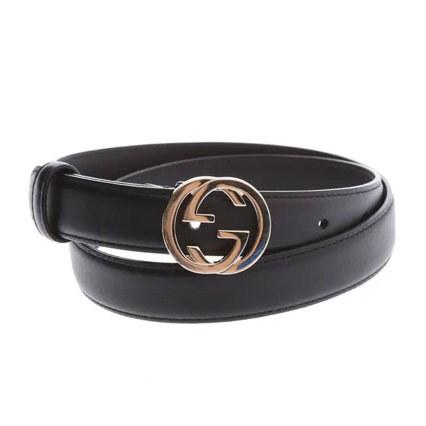 Belt in Black, Leather, Gucci