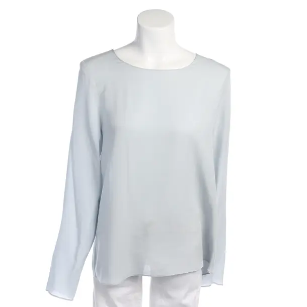 Bluse in Blau, Seide, Iris von Arnim
