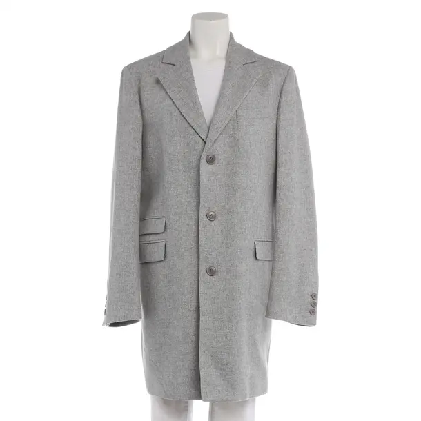 Overcoat in Gray, Wool, Drykorn