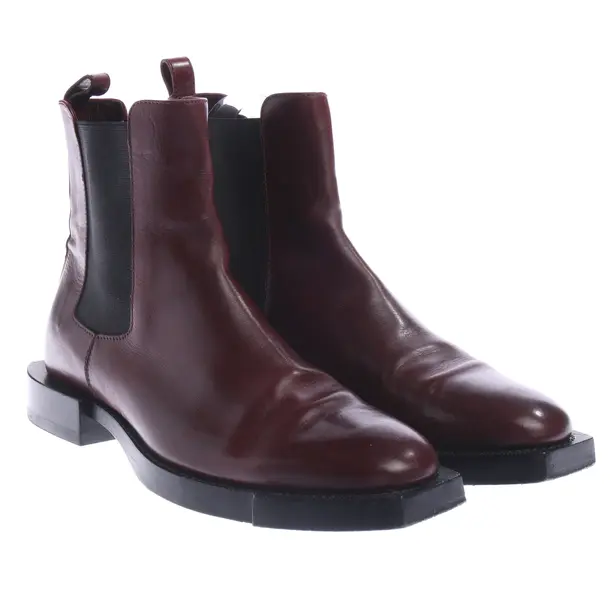 Stiefeletten in Rot, , Alexander McQueen