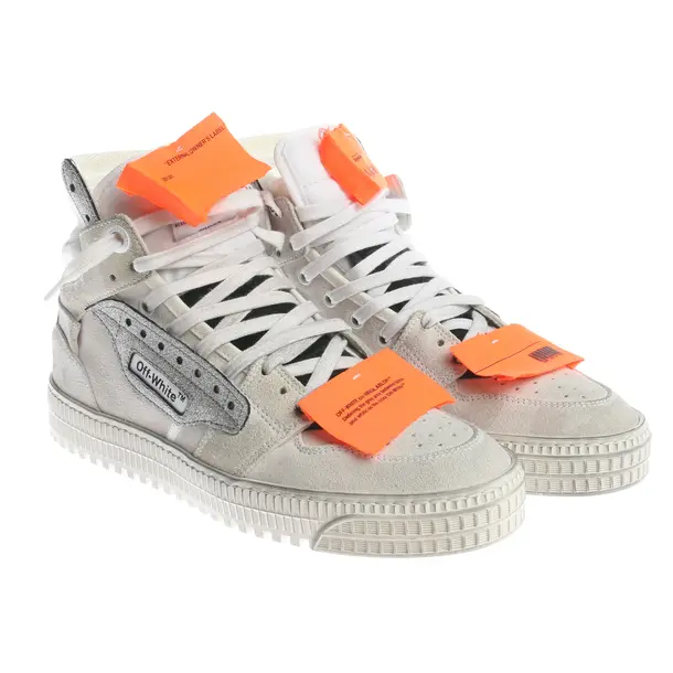 High-Top Sneakers in Gray, , Off-White