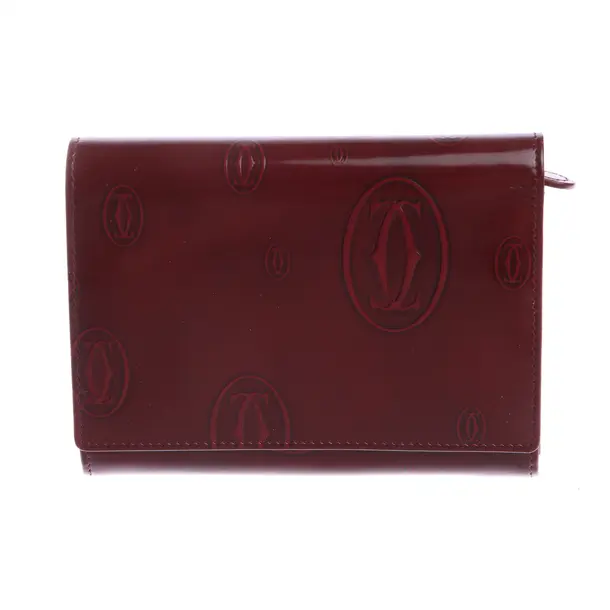 Geldbörse in Rot, Leder, Cartier